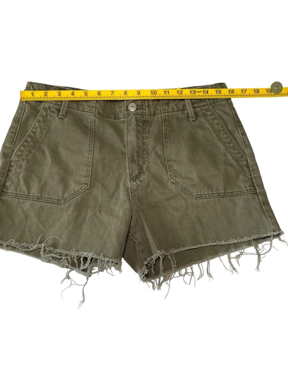 PAIGE Mayslie Utility Shorts – Size 29 – Vintage Ivy Green – Like New - Picture 6 of 8
